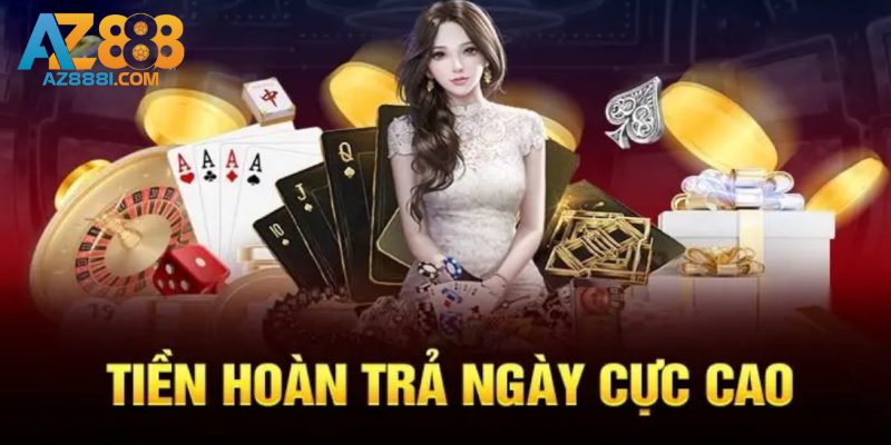 Khuyến Mãi Hoàn Trả AZ888 - Nhận Lại Tiền Cược Cực Nhanh 3 Liệt kê cấp bậc hoàn trả từ nhà cái AZ888
