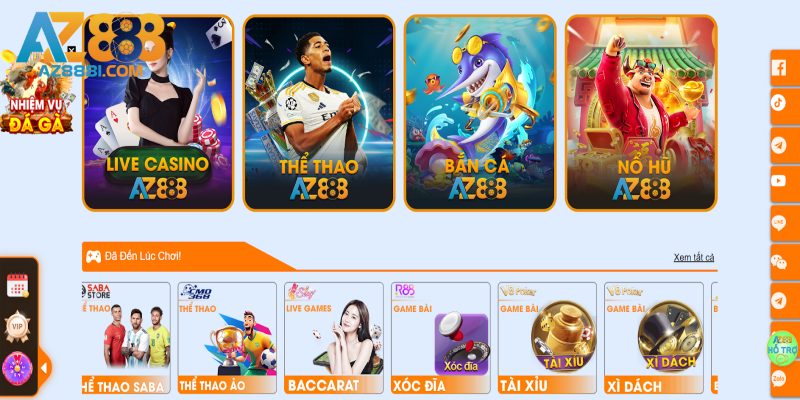 AZ888 - Trang Chủ Chính Thức 2025 Cho Tân Thủ 55 Các thể loại cá cược AZ888 đáng trải nghiệm