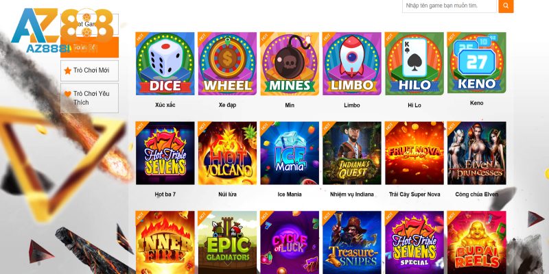 AZ888 - Trang Chủ Chính Thức 2025 Cho Tân Thủ 56 Game nổ hũ AZ888 với cơ hội trúng lớn